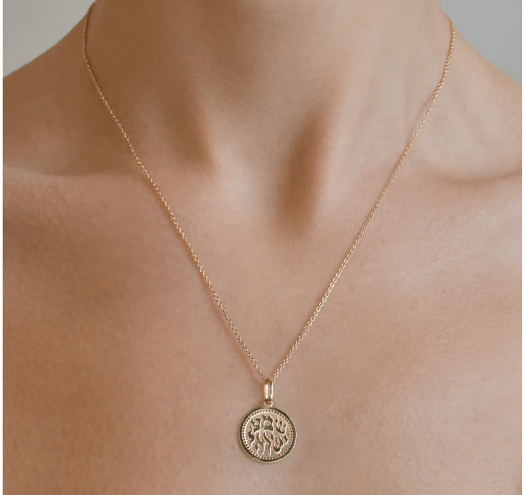 Anzie Necklaces 14K Diamond Shema Pendant