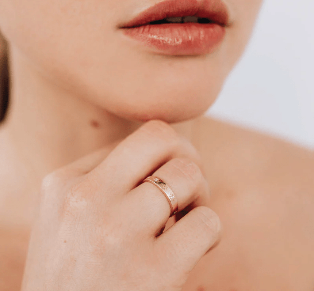Anzie Rings Diamond 14k Soldera Ring