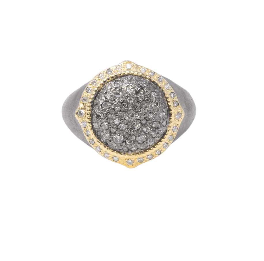 Armenta Rings Grey & White 18k Sterling Ring