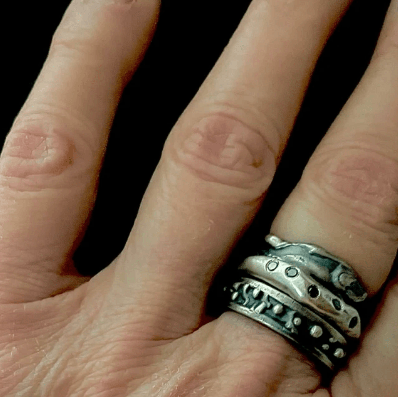 Chikahisa Rings Meditation Sterling Ring 9