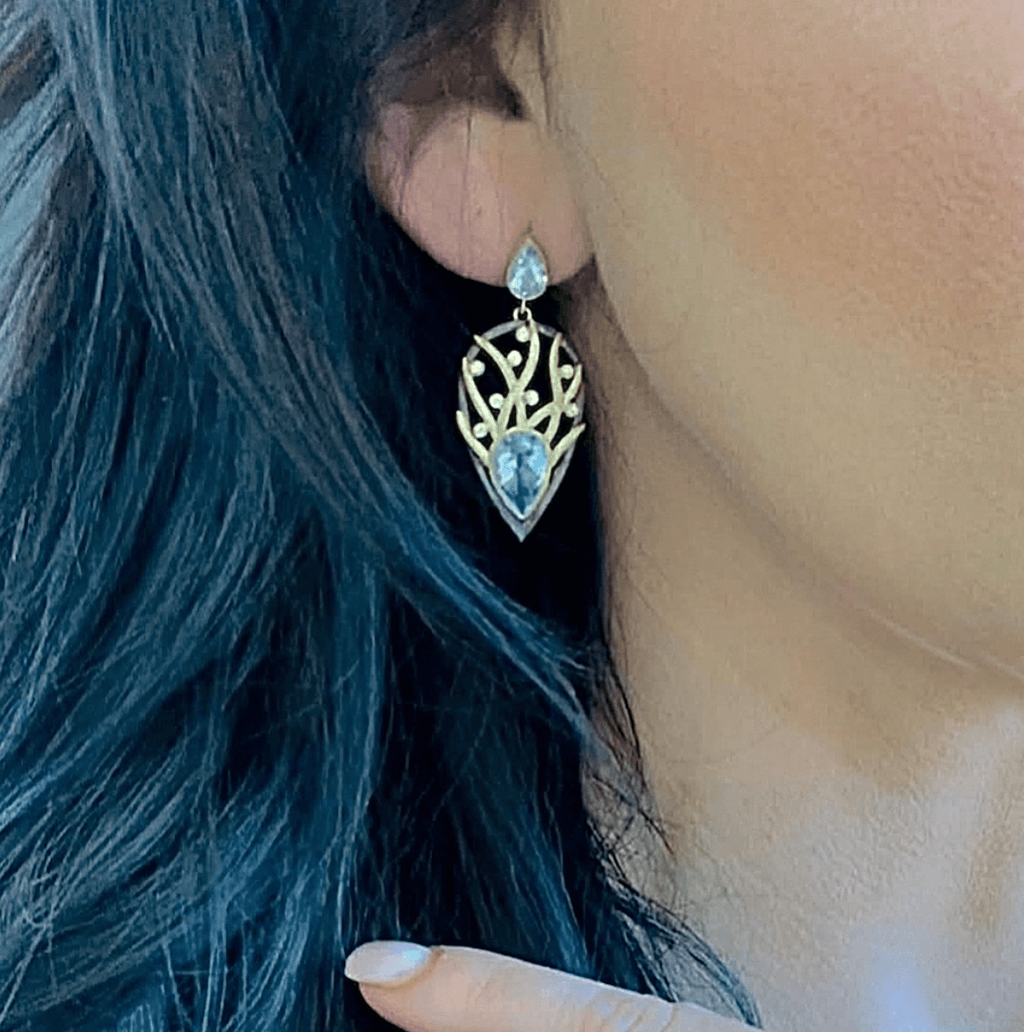 Laurie Kaiser Earrings Tousled Vines Earrings