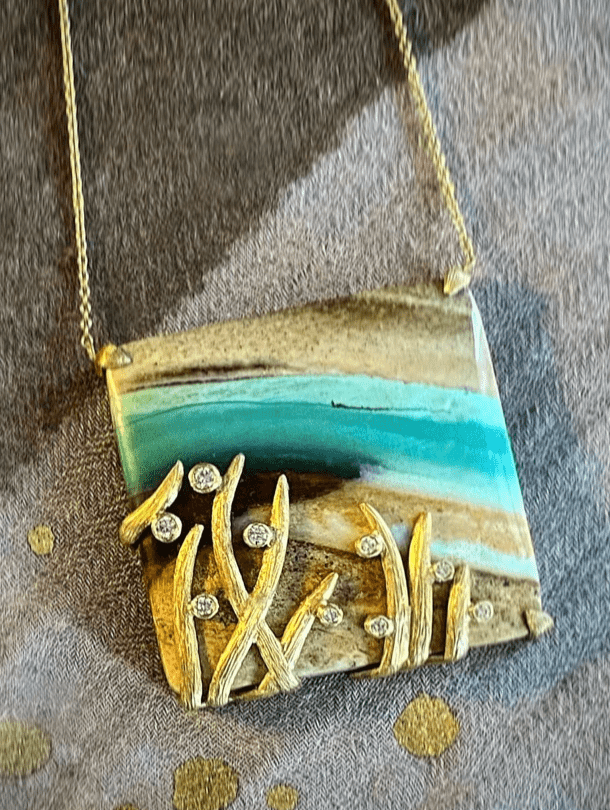 Laurie Kaiser Necklaces Seagrass Pendant Necklace