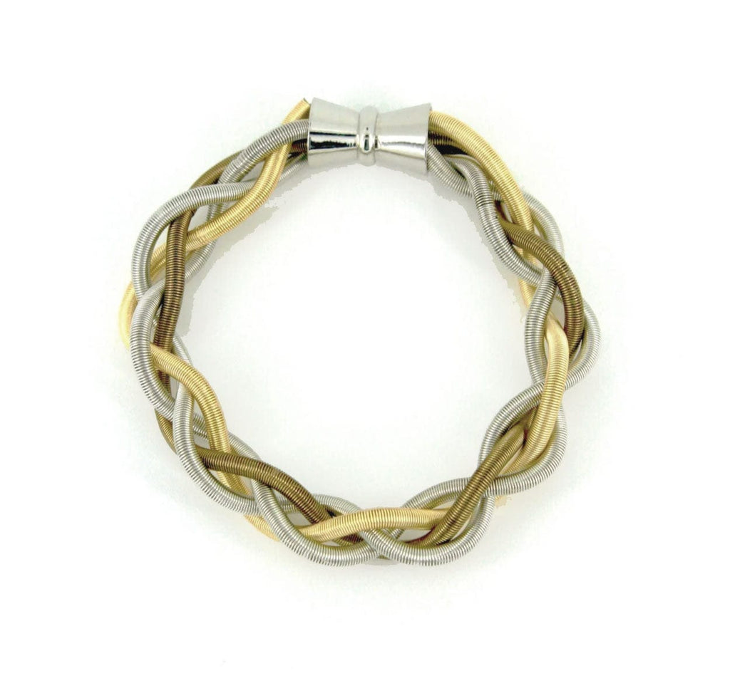 Sea Lily Bracelets Piano Wire Silver/Gold Braided Bracelet