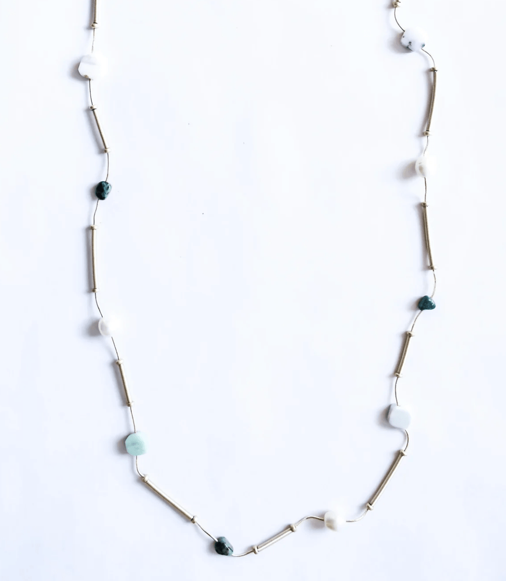 Sea Lily Necklaces Turquoise & Jade Neckalce
