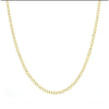 JudeFrances Necklaces 18" Hammered 18K Circle Chain