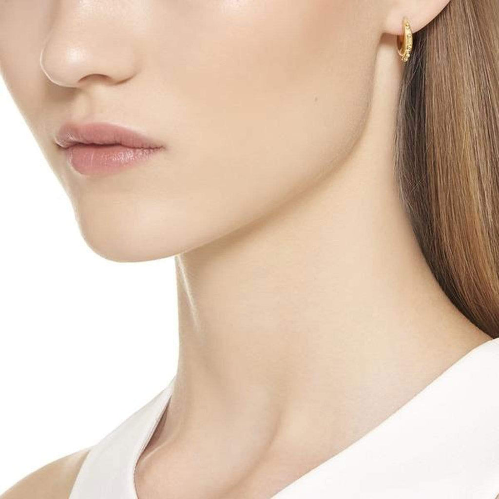 Temple St. Clair Earrings 18K Yoga Hoops