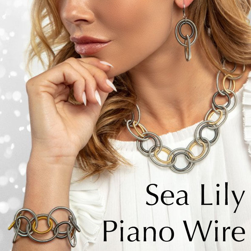 Sea Lily Piano Wire Jewelry