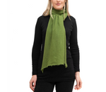 Spring Green Cashmere Scarf