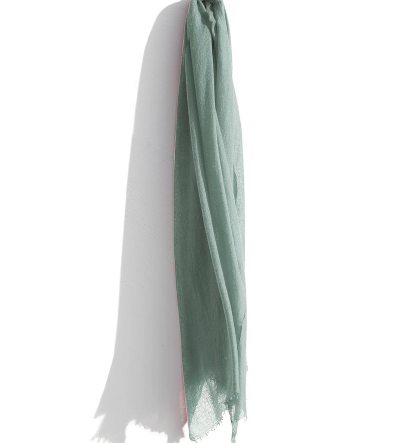 "Sea Foam" Cashmere Scarf