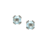 Anzie Earrings Blue Topaz Dew Drop Sterling  ER