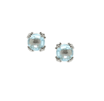 Anzie Earrings Blue Topaz Dew Drop Sterling  ER