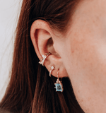 Anzie Earrings Blue Topaz Sterling Earring