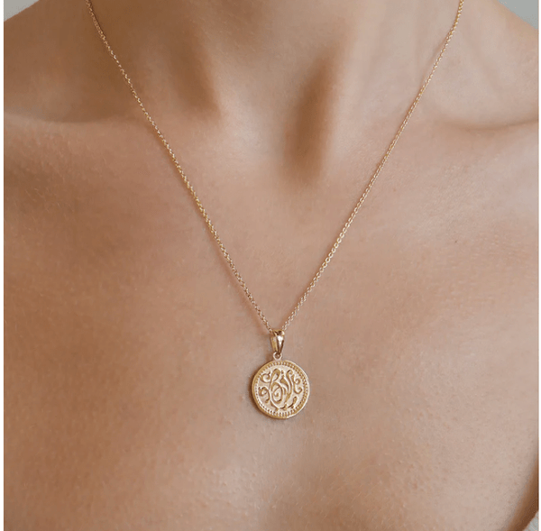 Anzie Necklaces 14K Diamond Mini-Love Pendant