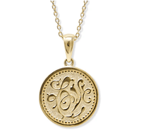 Anzie Necklaces 14K Diamond Mini-Love Pendant
