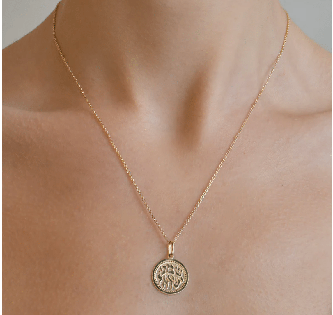 Anzie Necklaces 14K Diamond Shema Pendant