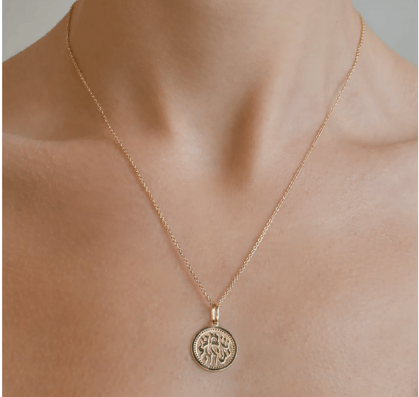 Anzie Necklaces 14K Diamond Shema Pendant
