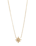 Anzie Necklaces 14K Topaz Starburst Necklace