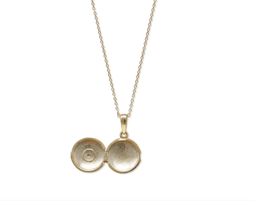 Anzie Necklaces Aztec 14K Mini-Locket