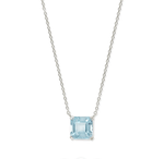 Anzie Necklaces Blue Topaz Sterling Necklace