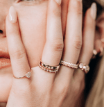 Anzie Rings Dew Drop 0.15 tcw Diamond Band