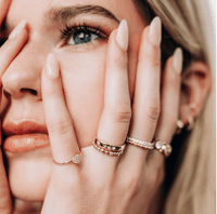 Anzie Rings Diamond 14k Soldera Ring