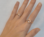 Anzie Rings Diamond Deco 14k Fan Ring