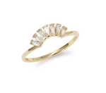 Anzie Rings Diamond Deco 14k Fan Ring