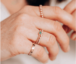 Anzie Rings Emerald 14K Ring