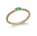 Anzie Rings Emerald 14K Ring