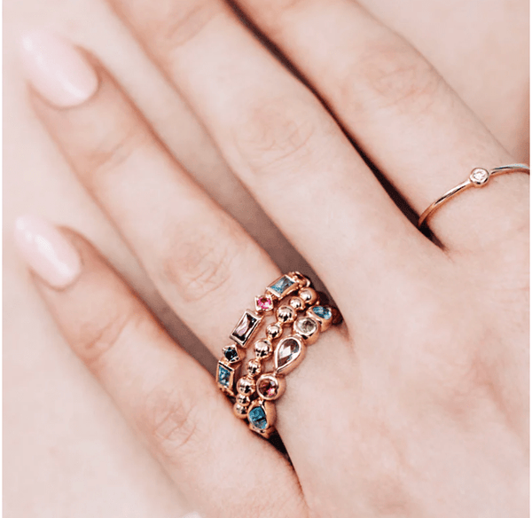 Anzie Rings Multi Stone 14K Ring