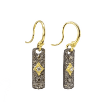 Armenta Earrings Diamond SS/18k Drop Earrings