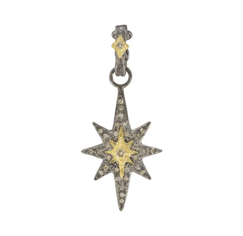 Armenta Necklaces 18K/Silver Star w/Champagne Diamonds
