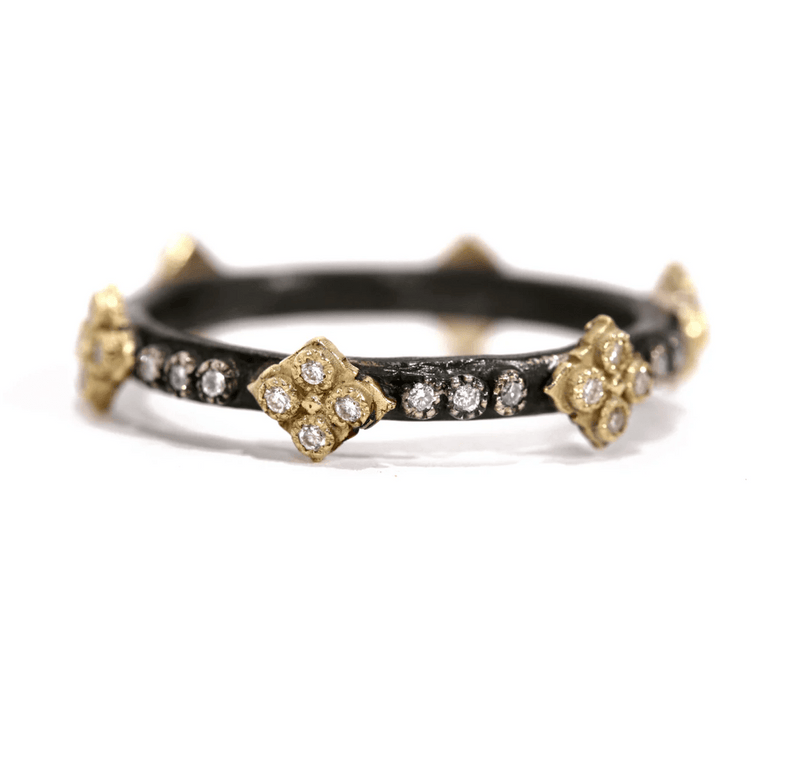 Armenta Rings 0.21ct Diamond Old World 18K/SS  Ring