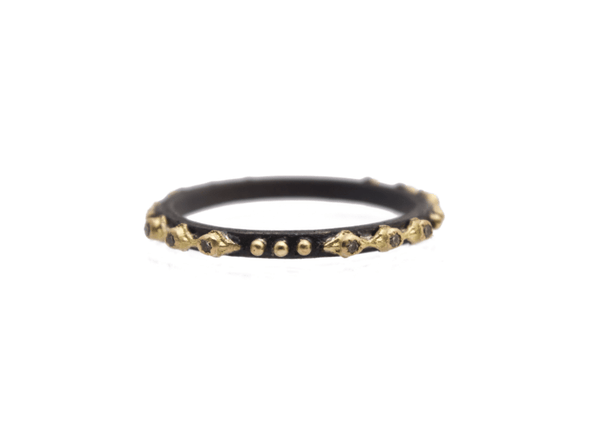 Armenta Rings Chapamgne Diamond 18K/SS Ring