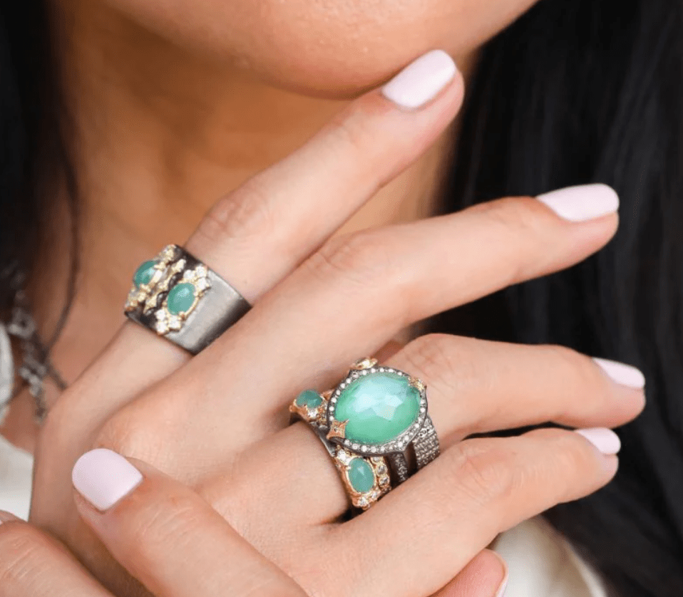 Armenta Rings Emerald Statment Ring