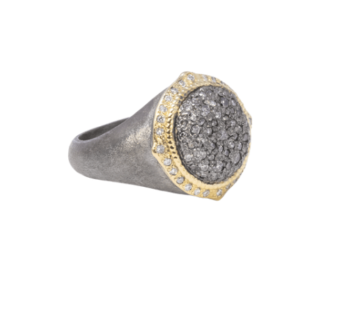 Armenta Rings Grey & White 18k Sterling Ring