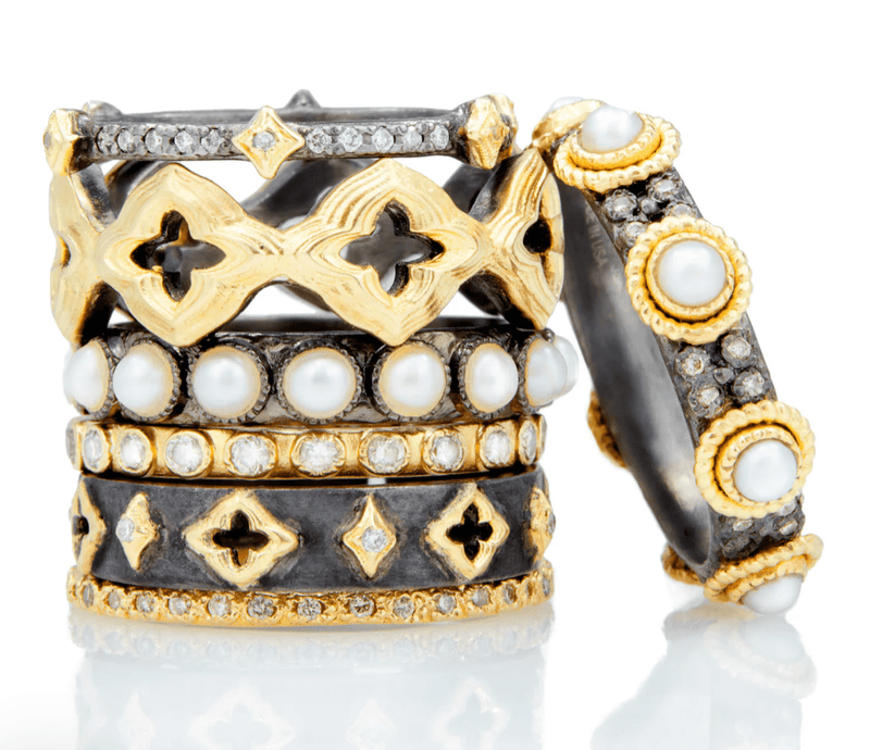 Armenta Rings Open Scroll Stack Ring