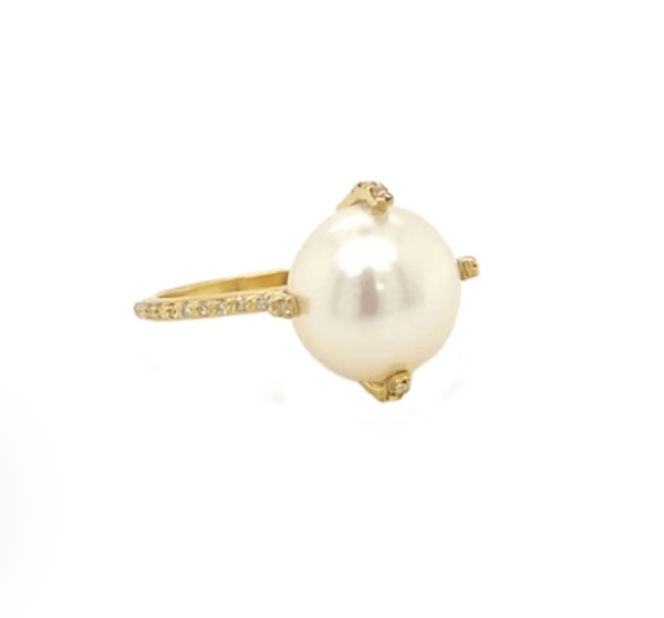 Armenta Rings Sueno Pearl 18k Gold & Diamond Ring