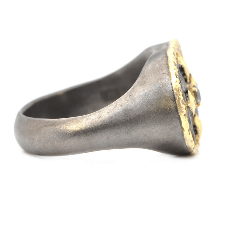 Armenta Rings Tapered Romeo Ring 18K/SS