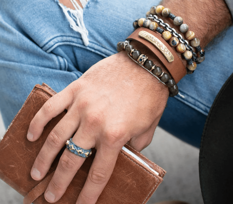 Wide Artifact Ring 18K SS