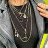 Chikahisa Necklaces Flat Curb Sterling Chain