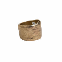 Chikahisa Rings Diamond & Bronze Relic Ring