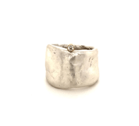 Chikahisa Rings Diamond & Silver Relic Ring