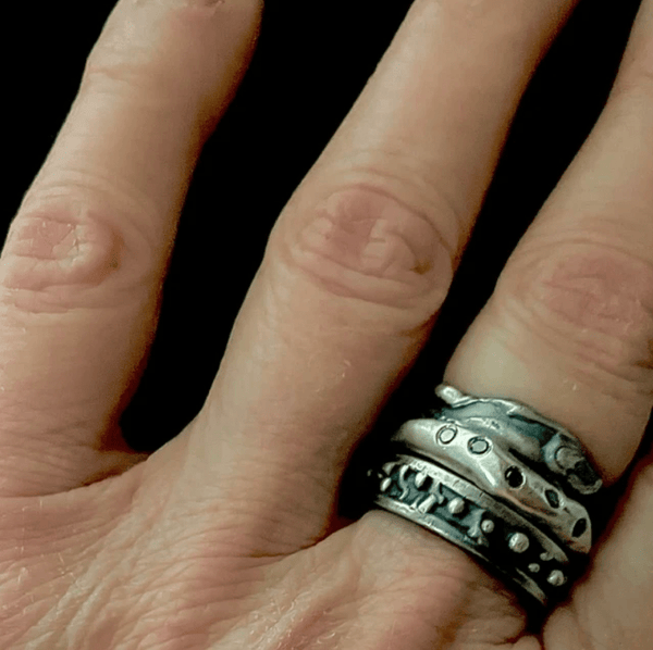 Chikahisa Rings Meditation Sterling Ring 9