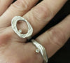 Chikahisa Rings Ovum Silver & Diamond Ring
