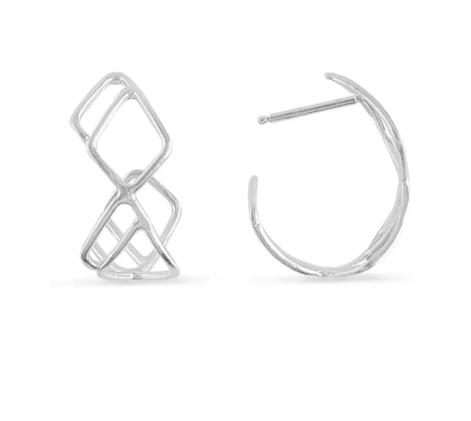 Cindy Liebel Earrings Ellis SS Hoop Earrings