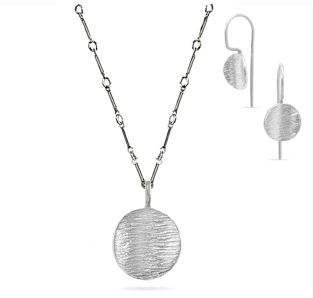 Cindy Liebel Earrings Handmade SS Earring Necklace Set