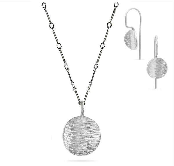 Cindy Liebel Earrings Handmade SS Earring Necklace Set