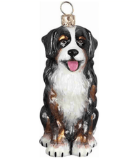 Dog Breed Ornaments Gifts Bernese Mountain Dog (Sitting) Dog Breed Ornament