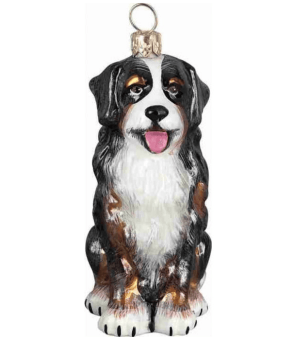 Dog Breed Ornaments Gifts Bernese Mountain Dog (Sitting) Dog Breed Ornament